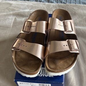 Birkenstock Kids Rose Gold Sandals